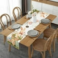 thumbnail image 3 of Easter Egg Bunny Table Runner Kitchen Table Decoration Tablecloth Mat Coffee Table Cloth Holiday Banquet Living Room Tablecloth A, 3 of 6