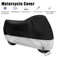 thumbnail image 4 of Motorcycle Cover Indoor Outdoor Motorcycle Protective Cover Watertight Sunproof Snowproof Windproof Scratchproof Dirtproof Motorcycle Cover (with Locking Hole), 4 of 8