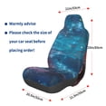 thumbnail image 3 of Wukai Abstract Colorful Art Supplies Full Set Car Seat Covers with Soft Padding Universal Auto Front Seats Protector and Cushion Mat, 3 of 5
