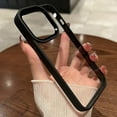 thumbnail image 4 of Luxury Hard Acrylic Metal Camera Clear Protection Case For iPhone 15 14 13 12 11 Pro Max XR X XS 7 8 Plus Shockproof Cover, 4 of 5