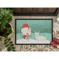 thumbnail image 3 of Carolines Treasures CK2069JMAT 24 x 36 Po. Tapis de Noël Intérieur Ou Extérieur Wheaten Scottish Terrier Snowman, 3 of 4