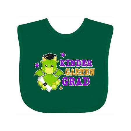 

Inktastic Kindergarten Grad Dragon Boys or Girls Baby Bib