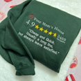 thumbnail image 3 of Your Mom’s House Review Embroidered Sweatshirt, 3 of 4