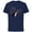 Navy, variant on Disney Princess Pocahontas and Flit Heart - Short Sleeve Cotton T-Shirt for Adults - Customized-Athletic Heather