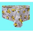 thumbnail image 3 of Yellow Lemon Print Tablecloth Textured Fabric Elrene (52 x 70 Rectangle), 3 of 6