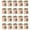 Golden, variant on SHISUYAN 20pcs Barrel Nut M6x15mm Cross Dowel Slotted Nut Hardware Kit for Crib Replacement