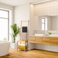 thumbnail image 2 of Jilary Bamboo Bath Towel Rack, Multifunctional Bathroom Floor Shelf, Floor Storage rack, Chair with Towel Rack, 2 of 6