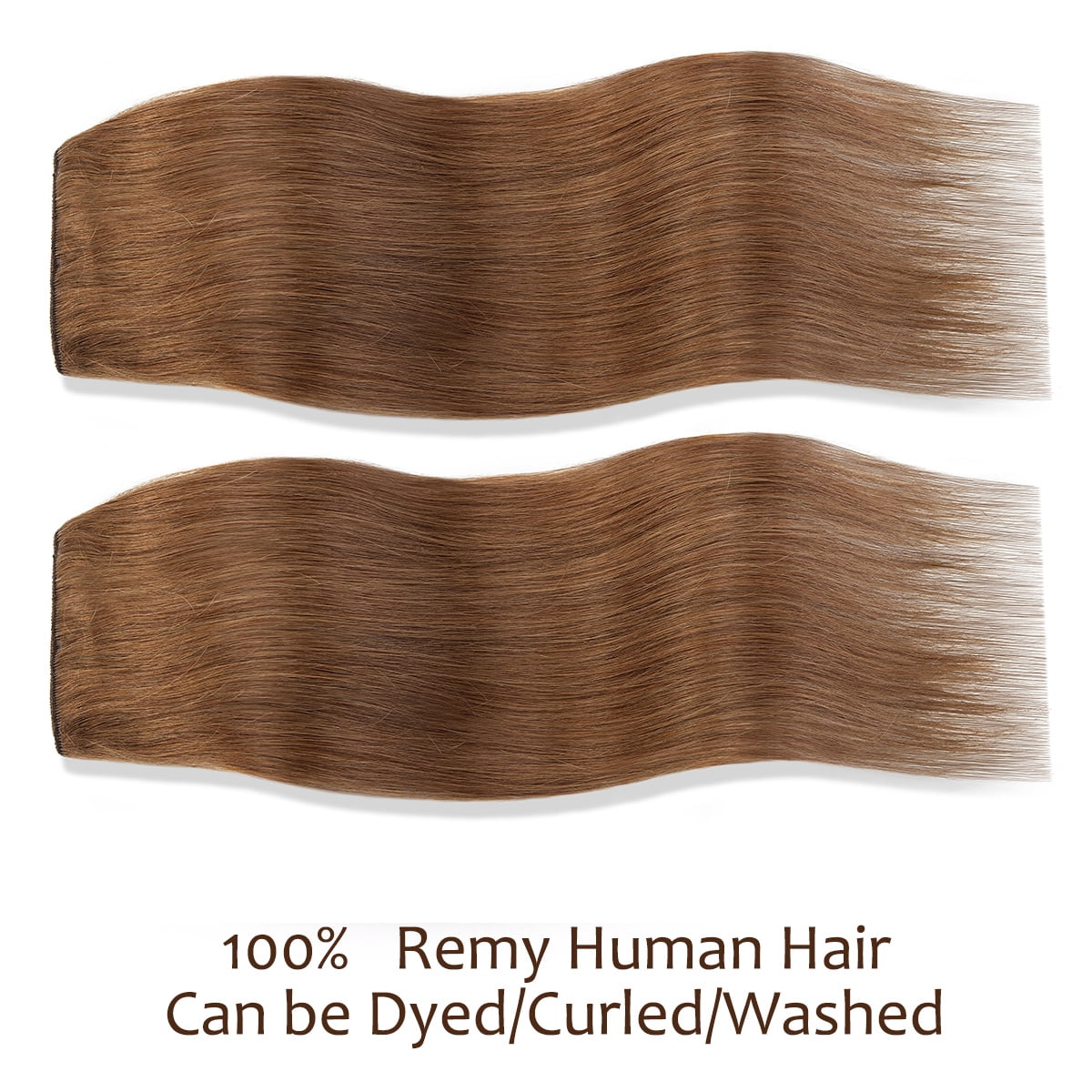 SEGO Clip in Hair Extensions Human Hair 3/4 Full Head 100% Real Remy Thick Hair Extensions Silky Straight Balayage Blonde Hair Pieces