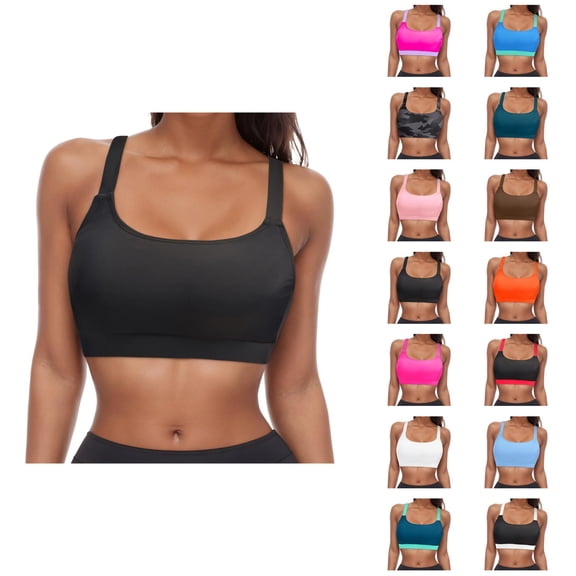 Bikini Tops for Women Adjustable Strap Removable Pads Swimsuit Top Bathing Suit Tops