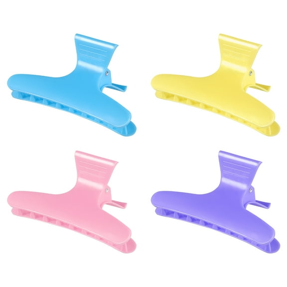 EXHUMKY Colorful Hair Clips 12Pcs Keeps Hair Ideal For Hair Styling Or Salon