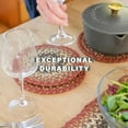 thumbnail image 5 of Homespice - Chester Thick Table Runner, an Oval Hand Braided Runner of Premium Jute Fibers to Use as Wide Table Runners on the Dining Table - No Gaps or Unfinished Edges - Multicolor, 11x36 Inches, 5 of 8