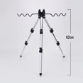 thumbnail image 5 of Windfall Fishing Rod Holder Aluminum Alloy Telescopic 5 / 7 Fishing Rods Holder Portable Collapsible Tripod Stand Sea Fishing Pole Bracket, 5 of 6