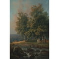 thumbnail image 3 of George Barret 17x24 Black Modern Framed Museum Art Print Titled - Horses and Cattle by a River (1777), 3 of 5