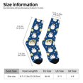 thumbnail image 2 of Balery Star Penguin Calcetas Largas con Estampado para Hombre y Mujer – Suaves y Transpirables, Talla Única (US 5-11), 2 of 6