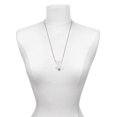 thumbnail image 3 of Delight Jewelry Silvertone Text Chat - qt - Cutie - Silvertone Dream Big Pendant Necklace, 25", 3 of 4