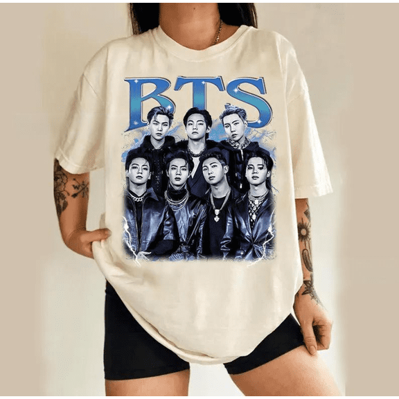 BTSS Kpop Music Band Unisex Graphic T-Shirt