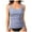Z01-Blue, variant on TOWED22 Womens Blouson Tankini Top Only Loose Fit Swim Top No Bottom Modest Swimsuit Top(Black,L)