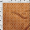 thumbnail image 2 of oneOone Polyester Lycra Orange Fabric Geometric Bandhani Craft Projects Decor Fabric Printed By The Yard 56 Inches Wide, 2 of 4