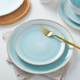 thumbnail image 3 of Stone Lain Josephine 32-Piece Dinnerware Set Porcelain, Mint, 3 of 6
