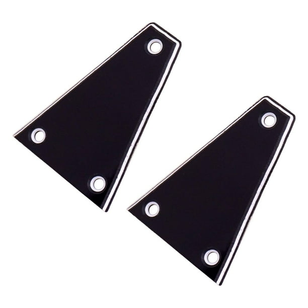2 piezas de placa de cuello de guitarra eléctrica, pieza de repuesto, cojín de placa de cuello, placa de de cuello duradera para bajo de Estilo A Baoblaze Junta de placa de cuello