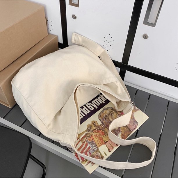 Bolso de hombro compuesto de lona Transpirable Mujer Dama Ocio diario (Blanco) Wdftyju Para Estrenar