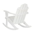 thumbnail image 6 of Linon Brookhaven Outdoor Adirondack Rocking Chair, White, 6 of 11