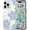 Blue, variant on for iPhone 16 Case, Cute Flower Girls Women Clear Case Silicone Shockproof Protective Cover with Pretty Floral Pattern for iPhone 16, Purple