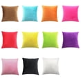 thumbnail image 4 of 45x45cm Solide Velours Coussin Décor Noir, 4 of 8