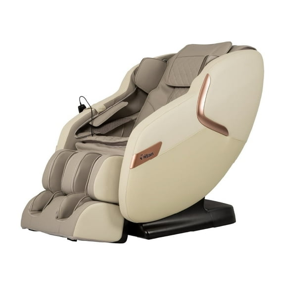 Titan Luca V Full Body Compression Massage Chair, L-Track Zero Gravity Recliner, Taupe