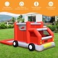 thumbnail image 6 of Costway Fire Truck Themed Inflatable Castle Water Park Kids Bounce House w/ 480W Blower, 6 of 12
