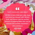 thumbnail image 6 of Joyba Strawberry Rose Herbal Bubble Tea with Popping Boba, Caffeine Free, 12 fl oz Cup (Pack of 4), 6 of 9