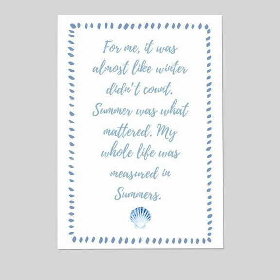 Movie Poster - Summer I Turned Pretty Poster - Summer Poster - Cousins Beach Art- Retro Style - Size 24x36 - Kiloa