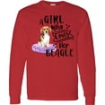 thumbnail image 3 of Inktastic A Girl Who Loves Her Beagle Long Sleeve T-Shirt, 3 of 5