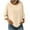 Fall Clothes Beige, variant on Womens Plus Size Tops, Long Sleeve Shirts for Women Casual Loose Fit Solid Color Crewneck Dressy Blouses Fall Clothes