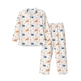 thumbnail image 1 of Balery Corgi Dog And Heart Pijama para Hombre de Dos Piezas con Manga Larga, Conjunto de Dormir y Descanso Suave con Bolsillos-Large, 1 of 7