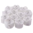 thumbnail image 1 of Velas con temporizador LED, paquete de 12 luces LED para té, velas sin llama, velas eléctricas de cera real parpadeantes, 1 of 5