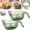 Type#A, variant on Glass Rice Washer Strainer Bowl with Handle, Fine Drain Holes for Quick Rinsing Rice, Fruit & Veggies