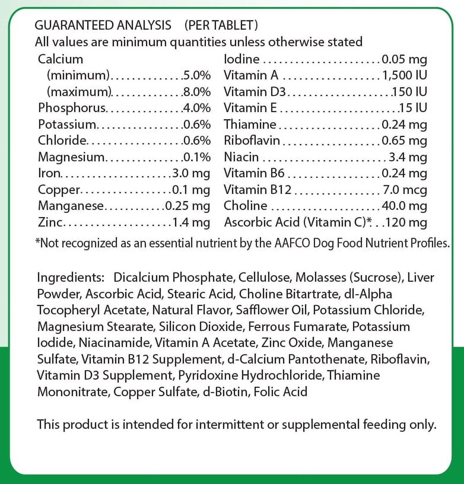Healthy Breeds Dog Multi-Tab Vitamin and Mineral Supplement for Dachshund, 180 Chews