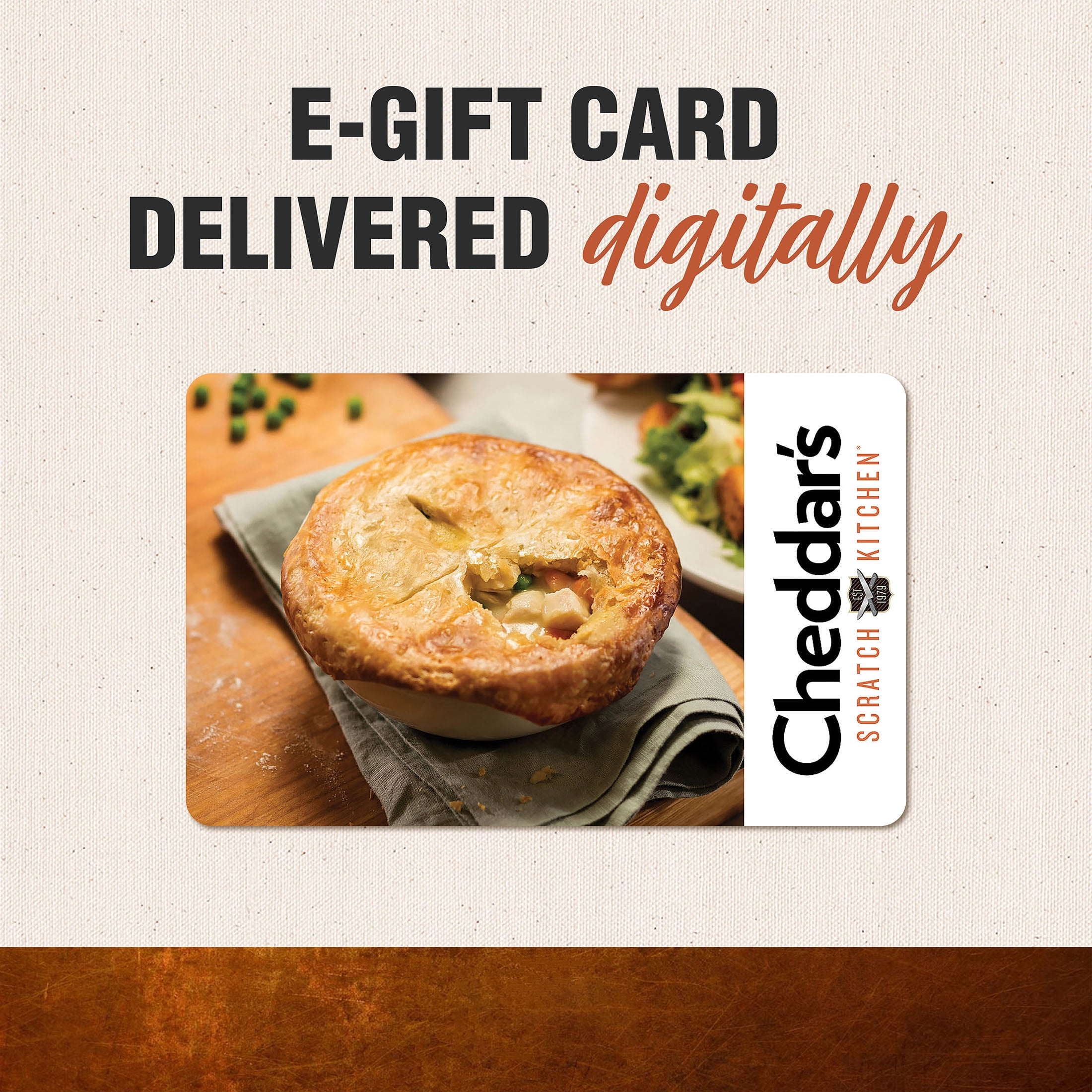 Cheddars $25 eGift Card [Email Delivery]