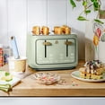 thumbnail image 3 of Beautiful 4-Slice Toaster with Touch-Activated Display, Sage Green by Drew Barrymore, 3 of 11