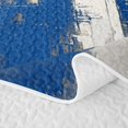 thumbnail image 5 of Homewish Navy Watercolor Ombre Bed Spread Queen,Aesthetic Artwork Queen Coverlet Set,3-Piece, 5 of 7