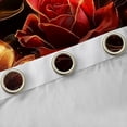 thumbnail image 4 of Castle Fairy Red Rose Curtains Pack of 2 (42x84 Each),Butterfly Curtains Blackout, 4 of 6