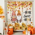 thumbnail image 4 of Shower Curtain 66"W x 72"L Fall Thanksgiving Sunflowers Gnomes Maple Leaves Fabric Shower Curtains Set with Hooks Water Repellent Bathroom Curtains Machine Washable Bathroom Accessories, 4 of 6