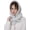 Light-grey, variant on Women's Knitted Infinity Hooded Scarf Circle Loop Scarves Balaclava Neck Warmer Pullover Beanie Warm Winter Skull Cap