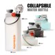 thumbnail image 2 of Botella de agua IzziBottle de silicona plegable de 600 ml, color blanco, 2 of 9