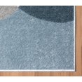 thumbnail image 2 of Abani Deco Collection Area Rug Mid Century Modern Bedroom Living Room Decor Floor Rug 4 x 6 Cream Blue, 2 of 8