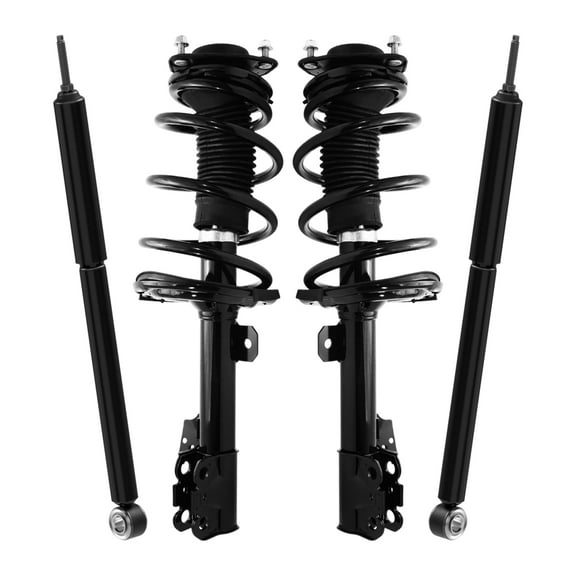 AutoShack Set of 4 Front Complete Struts Coil Spring and Rear Shock Absorbers Replacement for 2011-2014 Toyota Sienna 3.5L V6 FWD SUS030400099
