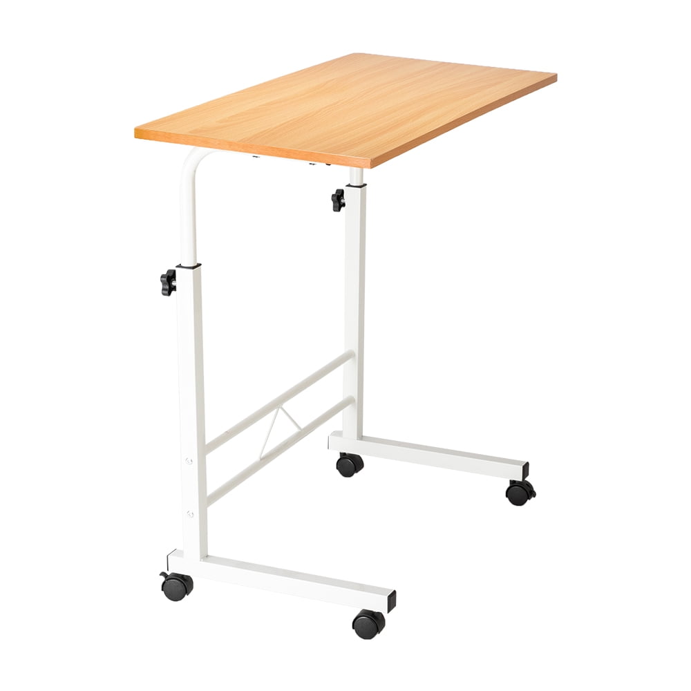 Lowestbest Adjustable Table with Wheels, Removable Side Table for Home/ Bedroom, Adjustable Height Desk for Laptop, Adjustable TV Tray Table Lowestbest Adjustable Table with Wheels, Removable Side Table for Home/ Bedroom, Adjustable Height Desk for Laptop, Adjustable TV Tray Table