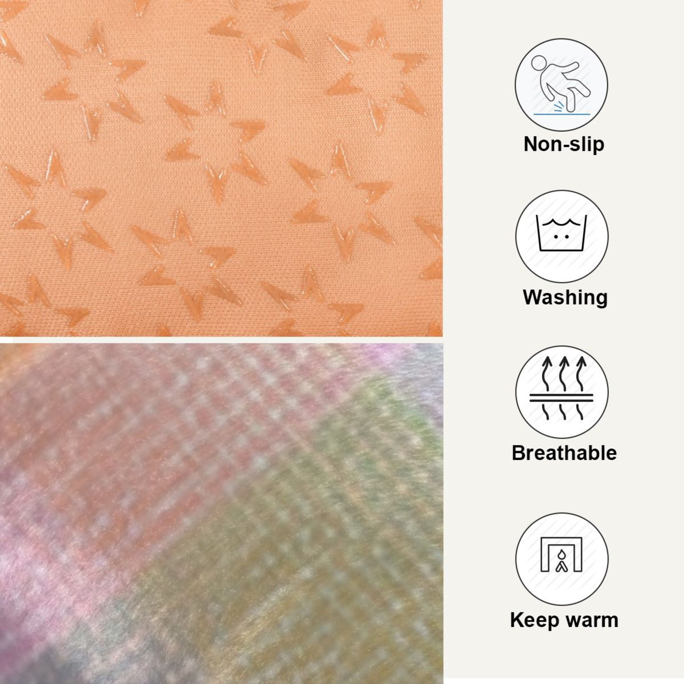 Cozy Mat Pet Bed Indoor Outdoor Warm Soft For Cat Dog Puppy(S/M) Vibrant Pastel Hues