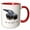 Red/White, variant on 3drose, and Pigs Might Fly Funny Animal Photo Vector, 11oz Mug